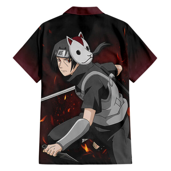 Chemise hawaïenne Itachi Anbu Naruto - Maison Otaku – Image 2