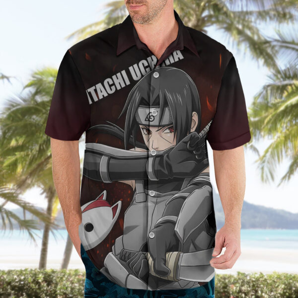Chemise hawaïenne Itachi Anbu Naruto - Maison Otaku – Image 3