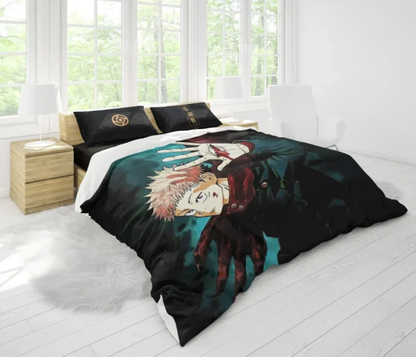 Housse De Couette Itadori Yuji Jujutsu Kaisen Parure de lit Ensemble De Literie – Image 2