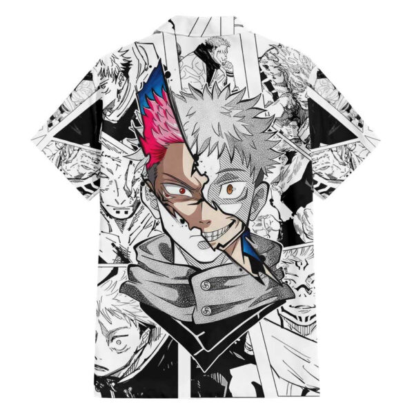 Chemise hawaïenne Itadori & Sukuna Jujutsu Kaisen Japon Anime - Maison Otaku – Image 2