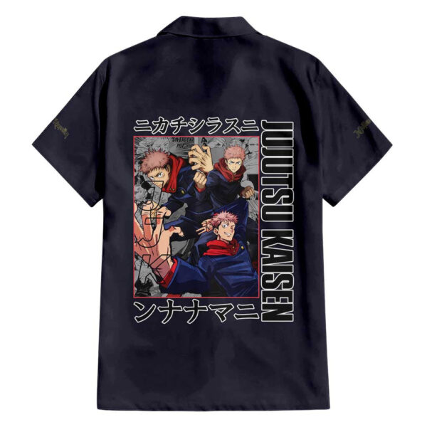 Chemise hawaïenne Yuuji Itadori Jujutsu Kaisen Anime - Maison Otaku – Image 2