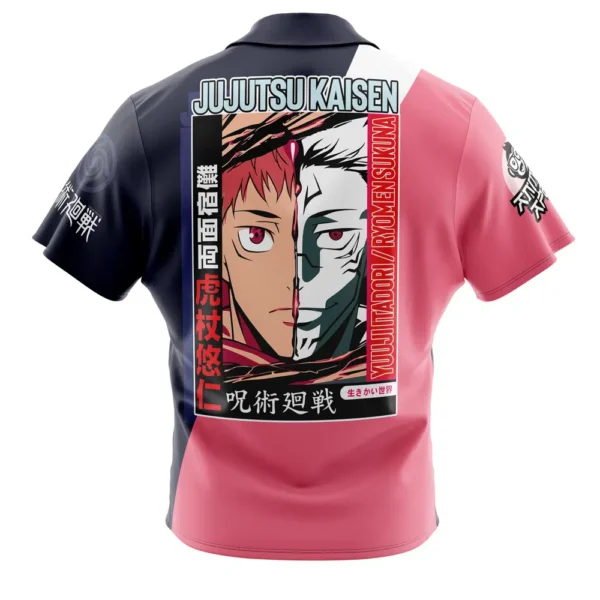 Chemise hawaïenne Itadori Yuuji x Ryomen Sukuna Jujutsu Kaisen - Maison Otaku – Image 2
