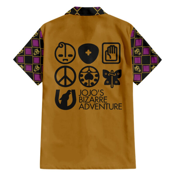 Chemise hawaïenne symboles JJBA JoJo’s Bizarre Adventure - Maison Otaku – Image 2