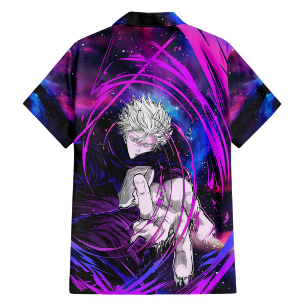 Chemise hawaïenne Satoru Gojo JJK Technique du Vide - Maison Otaku – Image 2