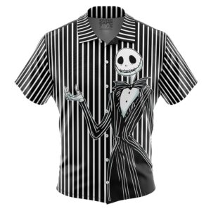 Chemise hawaïenne Jack Skellington L'Étrange Noël de monsieur Jack - Maison Otaku
