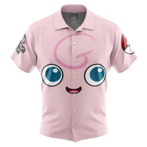 Chemise hawaïenne Visage Rondoudou Pokémon - Maison Otaku
