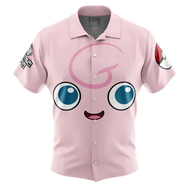 Chemise hawaïenne Visage Rondoudou Pokémon - Maison Otaku