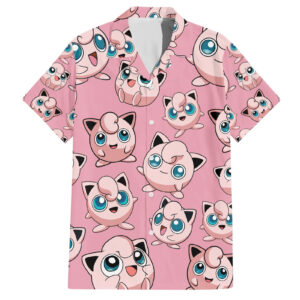 Chemise hawaïenne Jigglypuff motif kawaii - Maison Otaku