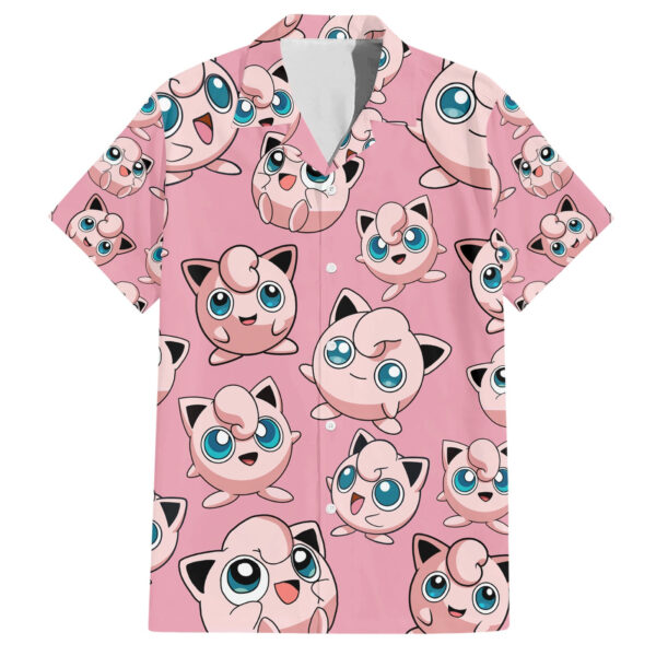 Chemise hawaïenne Jigglypuff motif kawaii - Maison Otaku