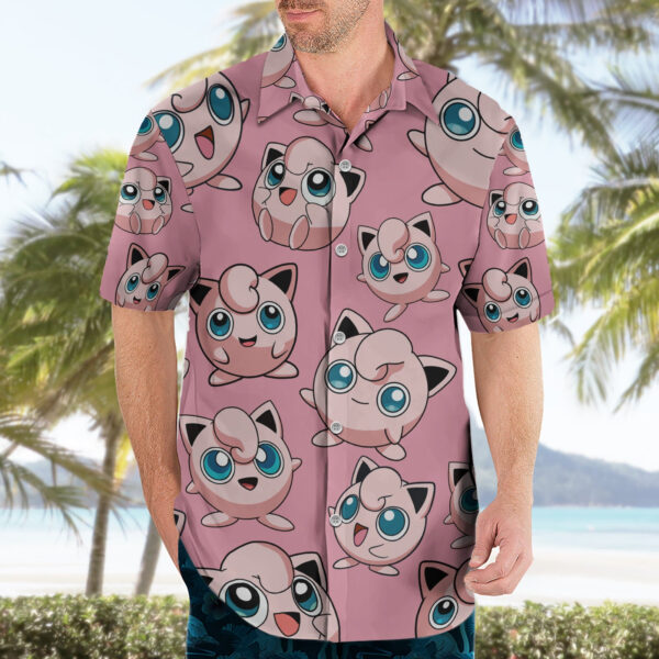 Chemise hawaïenne Jigglypuff motif kawaii - Maison Otaku – Image 3