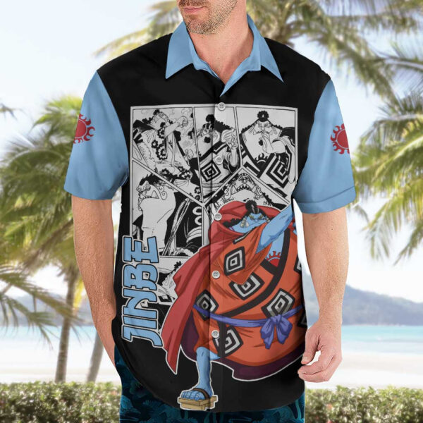Chemise hawaïenne Jinbe One Piece Manga Mix Anime - Maison Otaku – Image 3