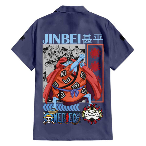 Chemise hawaïenne Jinbei One Piece Anime - Maison Otaku – Image 2