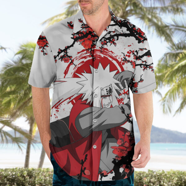 Chemise hawaïenne Jiraya style japonais Anime - Maison Otaku – Image 3