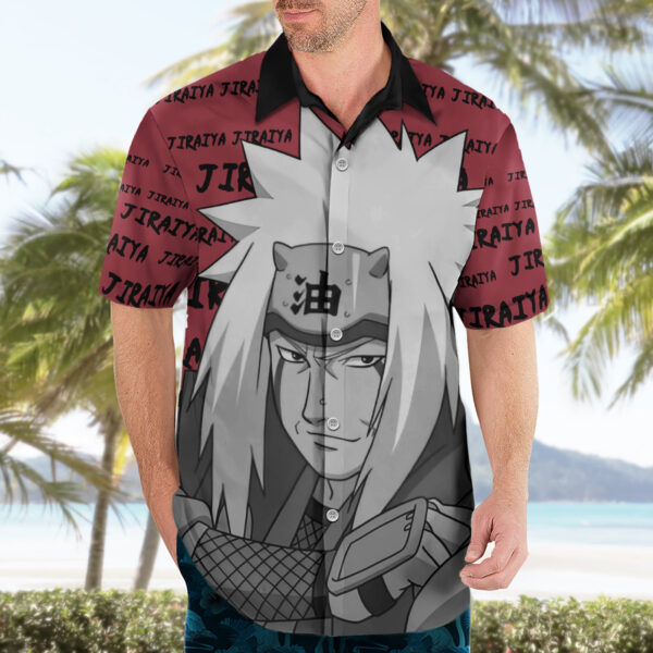 Chemise hawaïenne Jiraya style manga - Maison Otaku – Image 3