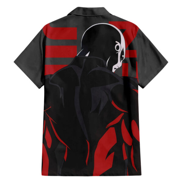 Chemise hawaïenne Jiren Dragon Ball motif abstrait texte Mix - Maison Otaku – Image 2
