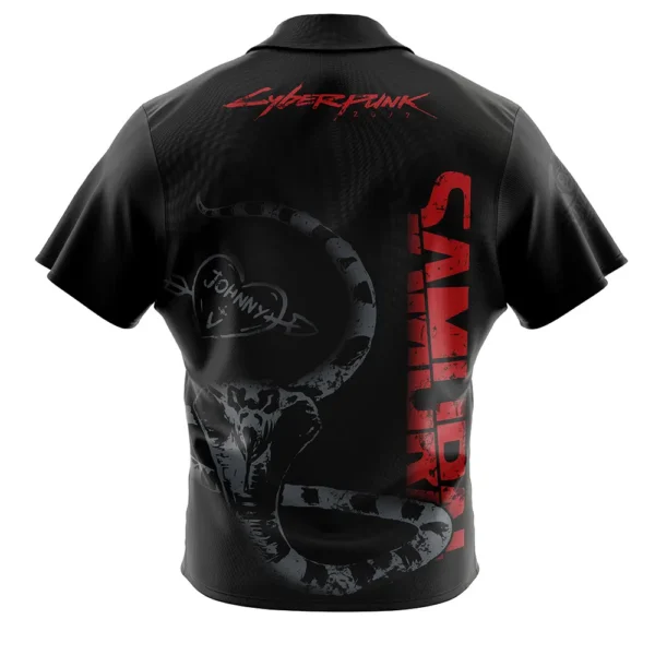 Chemise hawaïenne Tatouage Johnny Silverhand Cyberpunk - Maison Otaku – Image 2