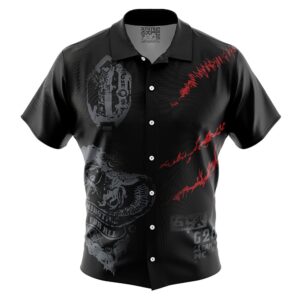 Chemise hawaïenne Tatouage Johnny Silverhand Cyberpunk - Maison Otaku