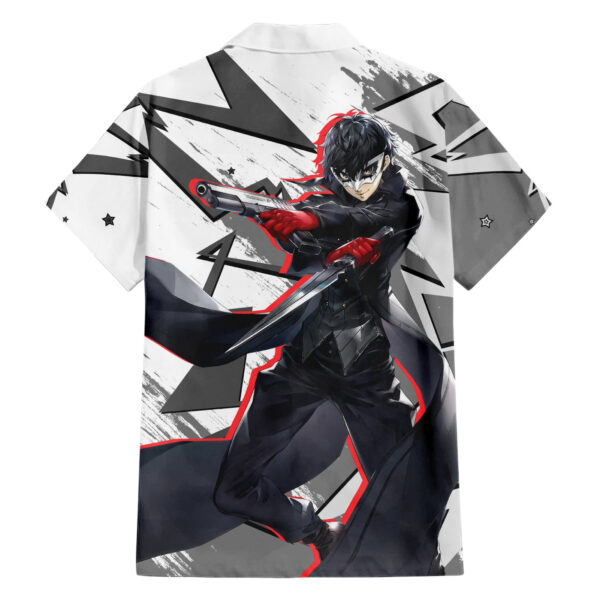 Chemise hawaïenne Joker Persona style cyber polygon Mix - Maison Otaku – Image 2
