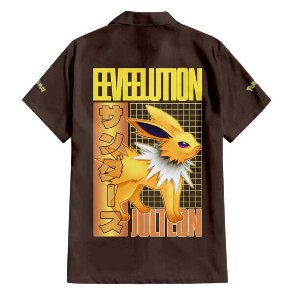 Chemise hawaïenne Voltali Pokémon Anime - Maison Otaku – Image 2