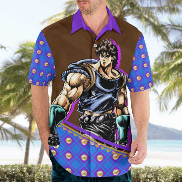 Chemise hawaïenne Jonathan Joestar JoJo’s Bizarre Adventure Anime - Maison Otaku – Image 3