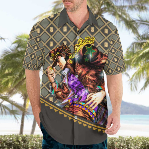 Chemise hawaïenne Jotaro Kujo JoJo no Kimyō na Bōken Anime - Maison Otaku – Image 3