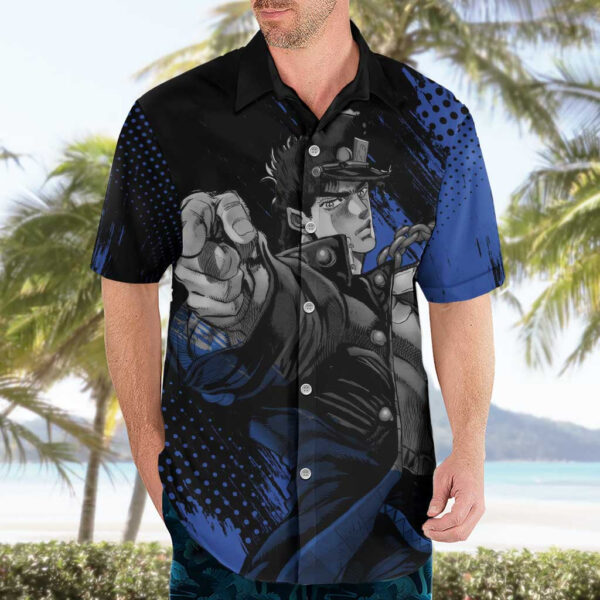 Chemise hawaïenne Jotaro Kujo JoJo’s Bizarre Adventure Anime - Maison Otaku – Image 3