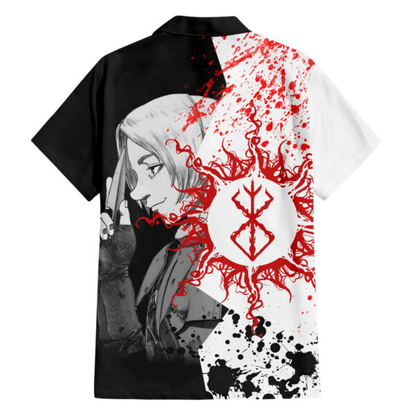 Chemise hawaïenne Judeau Berserk symbole course sang - Maison Otaku – Image 2