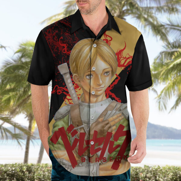 Chemise hawaïenne Judeau Berserk sang noir - Maison Otaku – Image 3