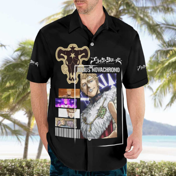 Chemise hawaïenne Julius Novachrono Black Clover Anime - Maison Otaku – Image 3
