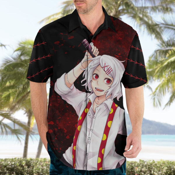 Chemise hawaïenne Juuzou Suzuya Tokyo Ghoul style grunge - Maison Otaku – Image 3