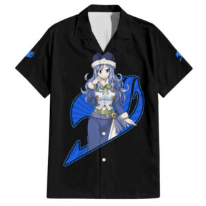 Chemise hawaïenne Juvia Lockser Fairy Tail Anime - Maison Otaku