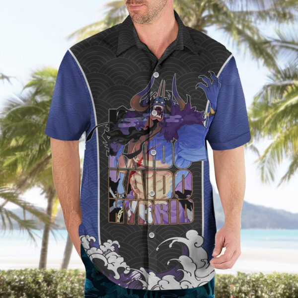 Chemise hawaïenne Kaido hybride One Piece Japon Anime - Maison Otaku – Image 3