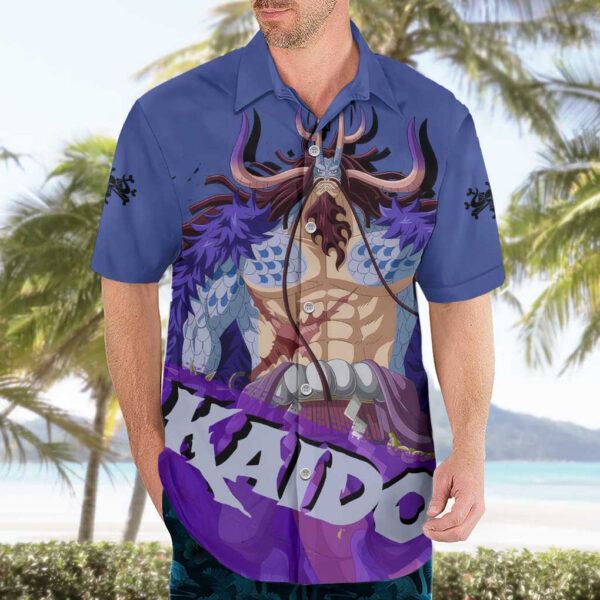 Chemise hawaïenne Kaido One Piece Anime - Maison Otaku – Image 3