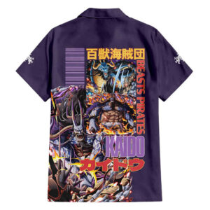 Chemise hawaïenne Kaido One Piece Anime V2 - Maison Otaku