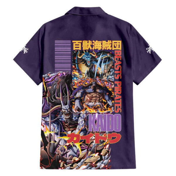 Chemise hawaïenne Kaido One Piece Anime V2 - Maison Otaku