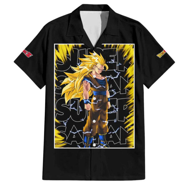 Chemise hawaïenne Kakarot Goku SSJ Dragon Ball Anime - Maison Otaku