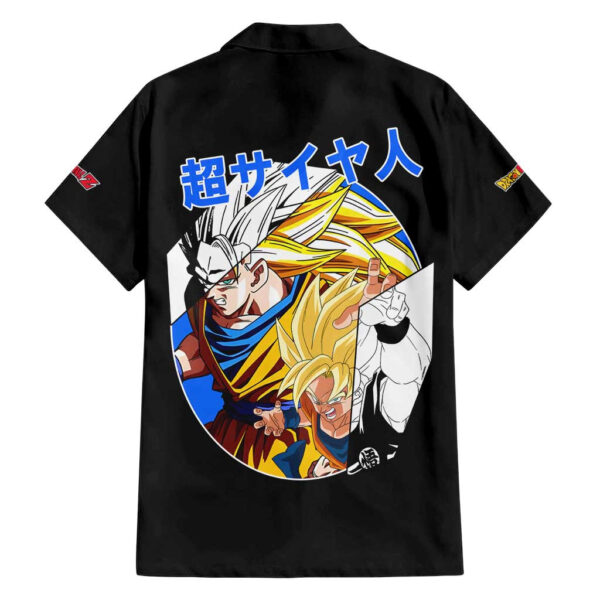 Chemise hawaïenne Kakarot Goku SSJ Dragon Ball Anime - Maison Otaku – Image 2