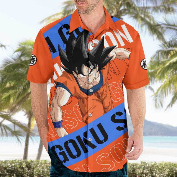 Chemise hawaïenne Kakarot Son Goku Dragon Ball Z Anime - Maison Otaku – Image 3