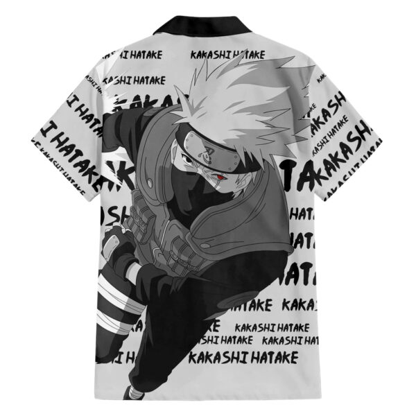 Chemise hawaïenne Kakashi Hatake style manga Anime - Maison Otaku – Image 2