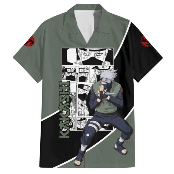 Chemise hawaïenne Kakashi Naruto Manga Mix Anime - Maison Otaku