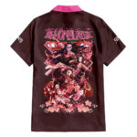Chemise hawaïenne Nezuko Kamado Demon Slayer V2 Anime – Maison Otaku