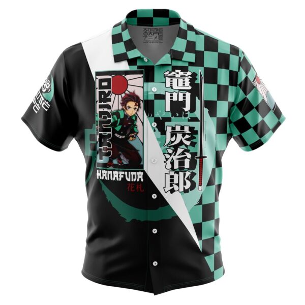 Chemise hawaïenne Kamado Tanjiro Demon Slayer - Maison Otaku