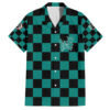 Chemise hawaïenne Tanjiro Kamado Haori Demon Slayer Anime - Maison Otaku