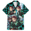 Chemise hawaïenne Tanjiro Kamado Demon Slayer classique - Maison Otaku