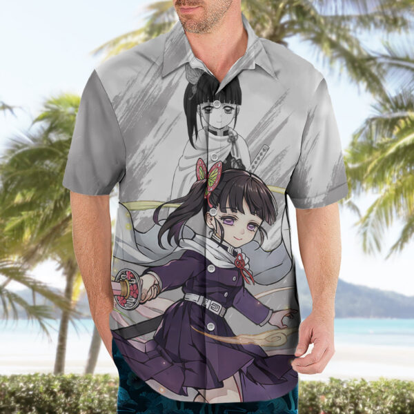 Chemise hawaïenne Kanao Tsuyuri Demon Slayer classique - Maison Otaku – Image 3