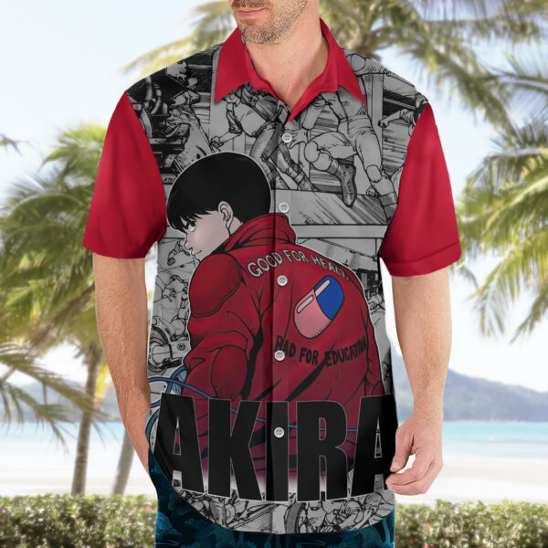 Chemise hawaïenne Kaneda Akira style manga - Maison Otaku – Image 3