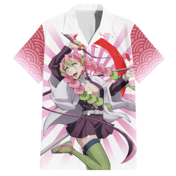 Chemise hawaïenne Mitsuri Kanroji Demon Slayer - Maison Otaku