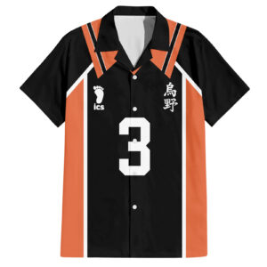 Chemise hawaïenne Asahi Azumane Karasuno - Maison Otaku