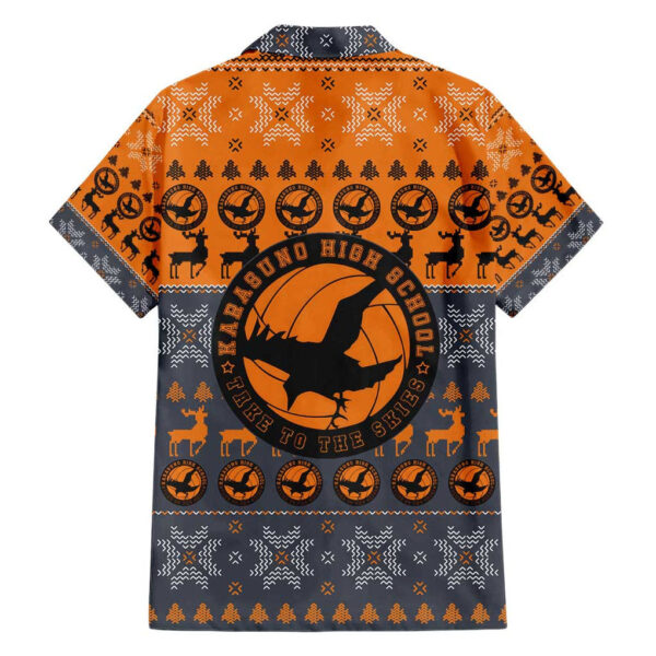 Chemise hawaïenne Karasuno Haikyuu Noël Mix Anime - Maison Otaku – Image 2