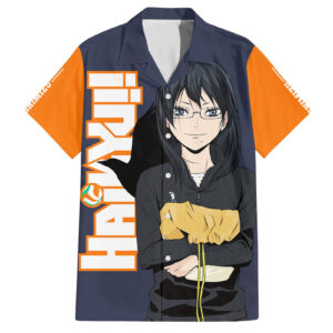 Chemise hawaïenne Kiyoko Shimizu Karasuno - Maison Otaku